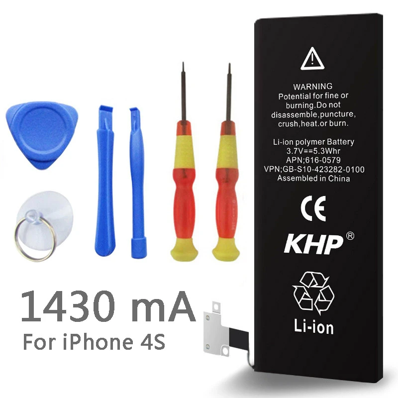 IMIDO аккумулятор для телефона iPhone 6 6s 5 5S 4S запасная батарея реальная емкость для iPhone 4S 5s 6 6s с набором инструментов - Цвет: For iphone 4s