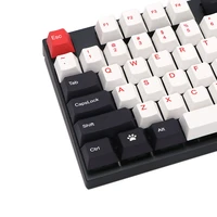 keypro berger red ethermal dye sublimation fonts pbt 108130 keycap cherry profile for mechanical mx switch keyboard