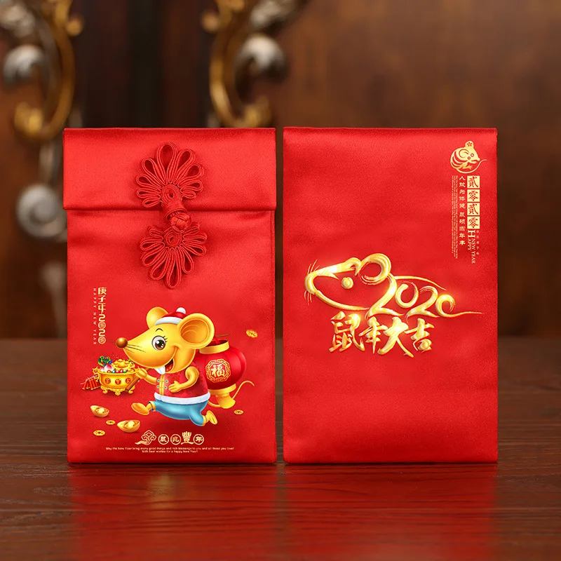 Красный конверт с вышивкой в стиле Тан 2020 креативная красная сумка виде