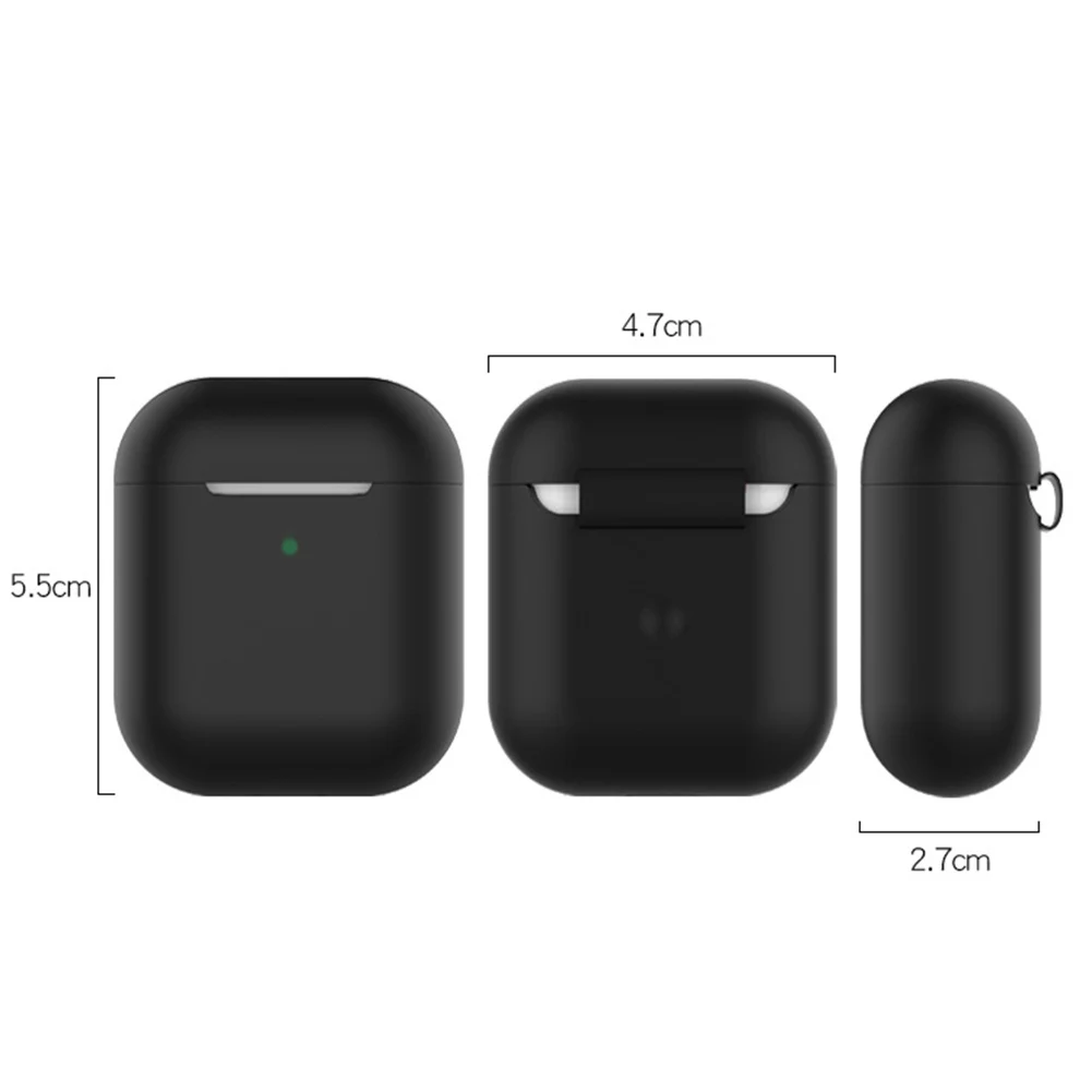 

Silicone Cases For Apple Airpods 1 2ndLuxury Protective Earphone Cover Case for Apple Air pods Case 1&2 Shockproof Sleeve