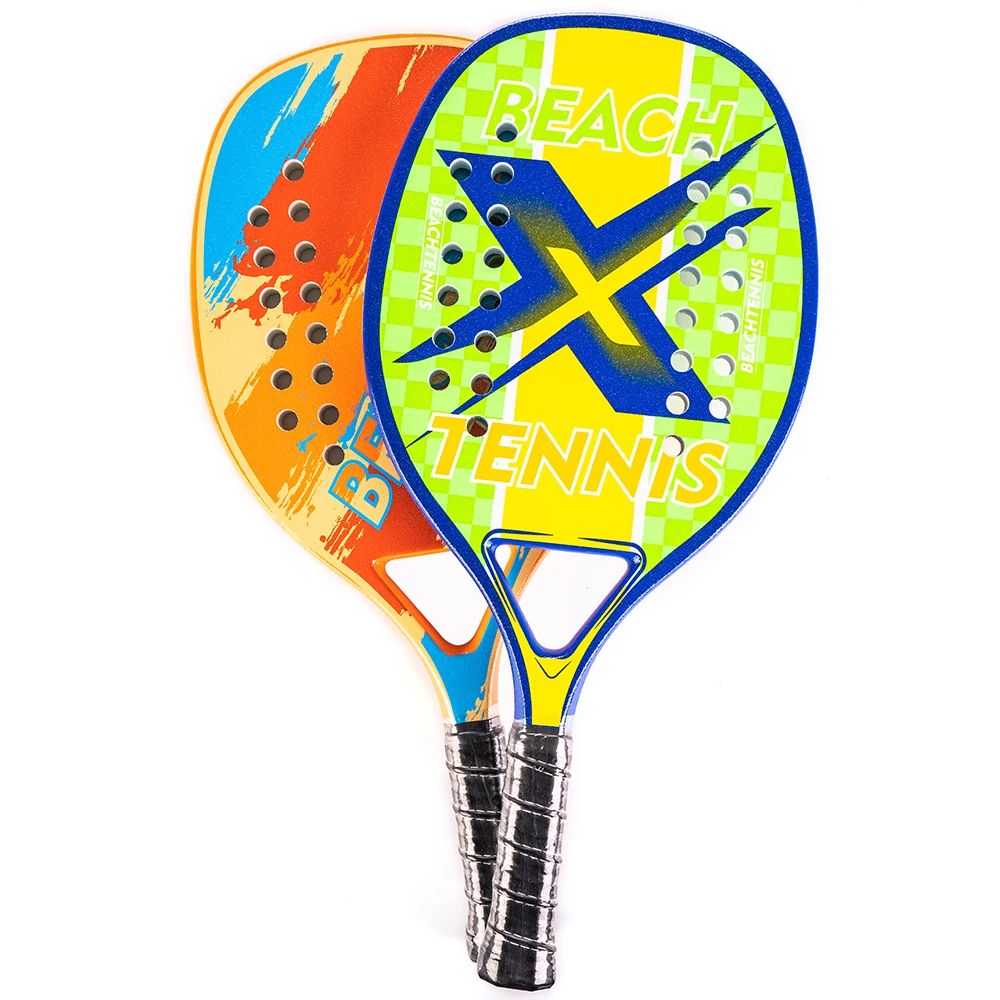 

Newest Professional Full Carbon Beach Tennis Paddle Racket Soft EVA Face Tennis Raqueta With Bag For Adult -40