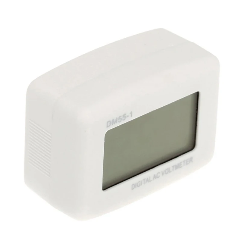 DM 55 1 AC 80 300 V LCD Цифровой вольтметр США Плагин Электрический измеритель