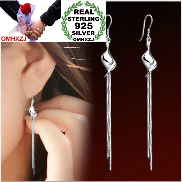

OMH wholesale Fashion jewelry Twisted slices indirect 925 sterling silver Stud earrings YS92