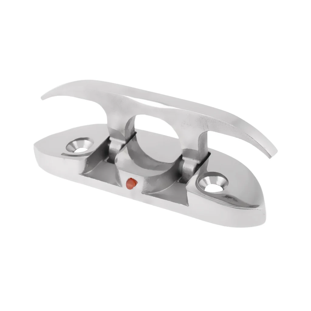2 Piece FOLDING CLEAT Boat Marine Hardware Stainless Steel Cleat 4-1/2&quot | Автомобили и мотоциклы