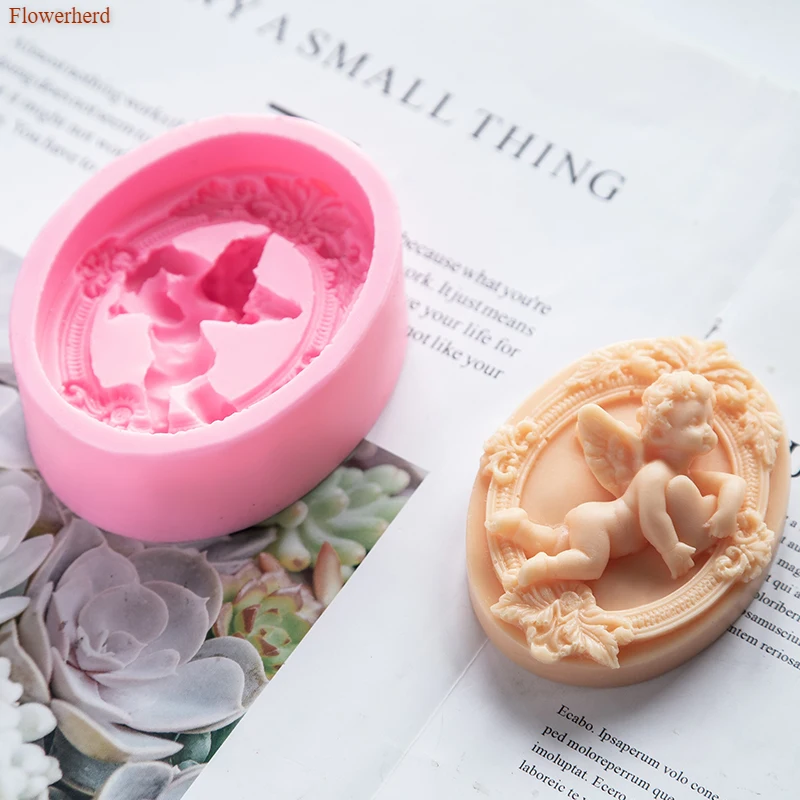 Креативные принадлежности для мыла форма апидов ангелов эллиптическая