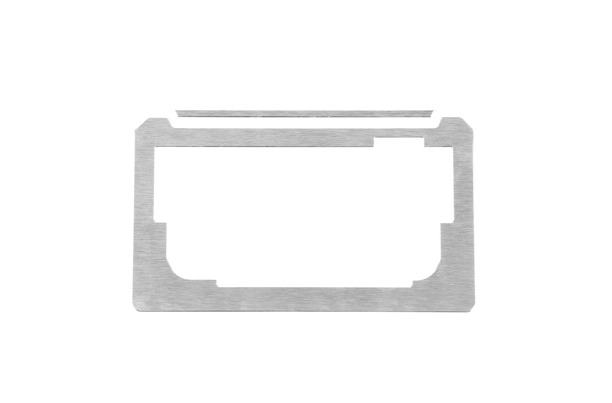 Silver Aluminum Alloy GPS Navigation CD Screen Cover Trim For Suzuki Jimny 2019+ | Автомобили и мотоциклы