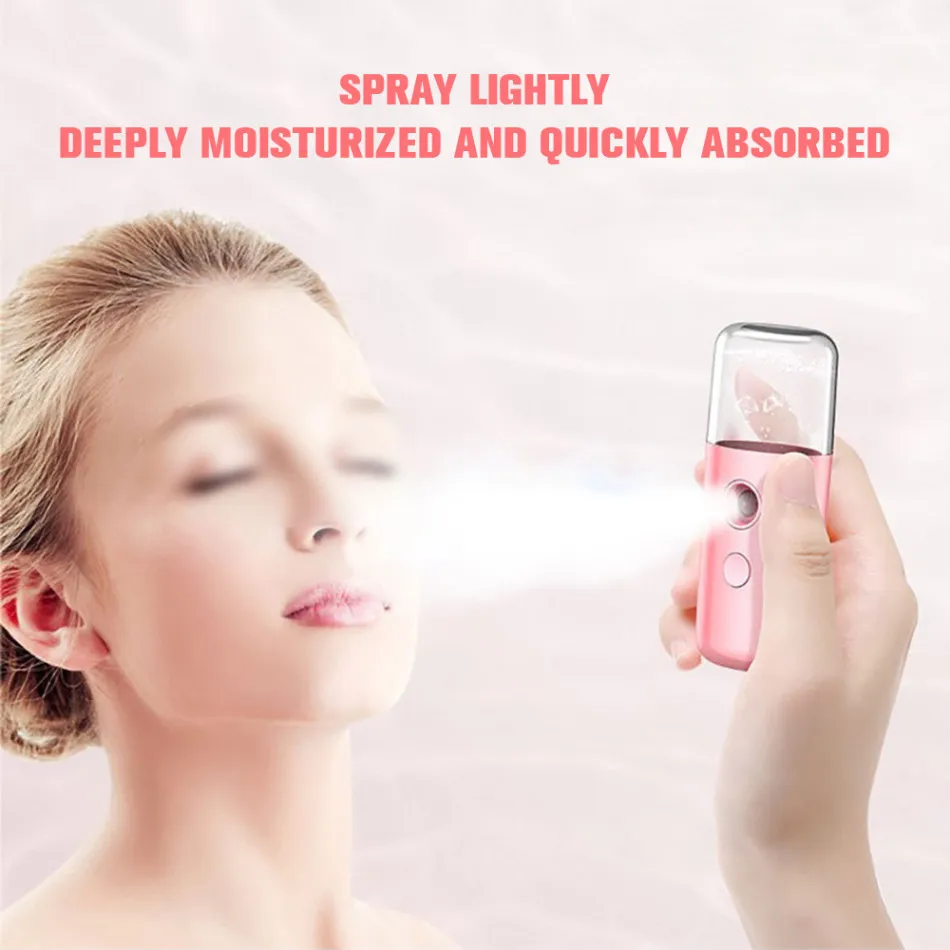 Нано-аппарат для паровой бани лица с пульверизатором портативный увлажнитель USB