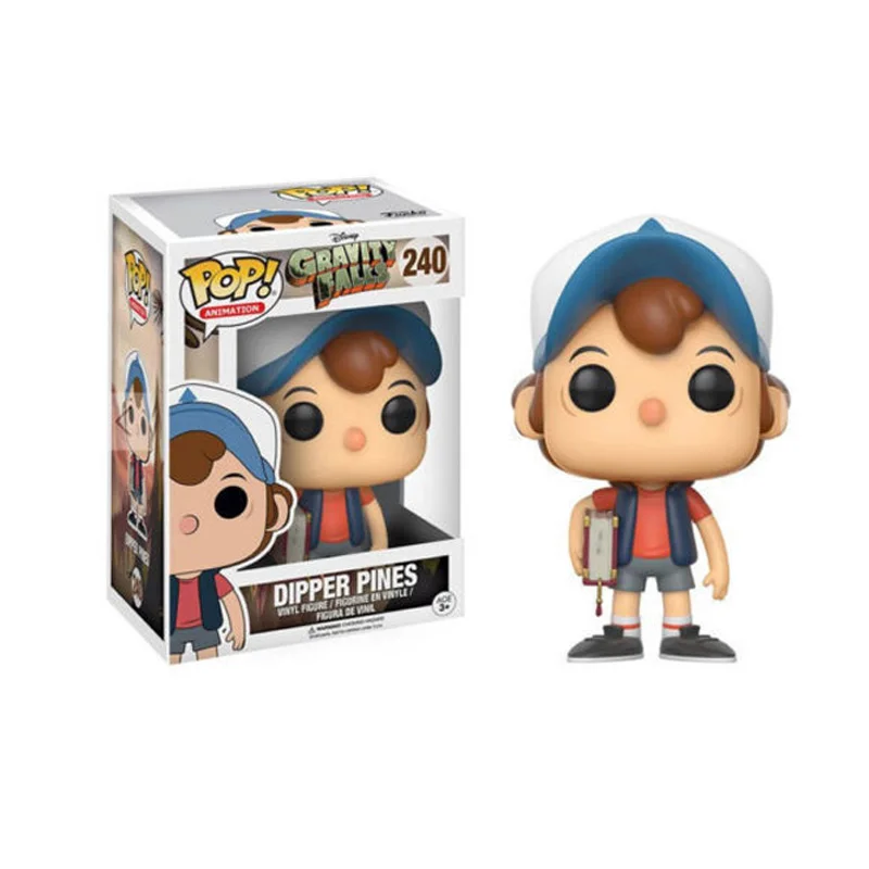 Funko POP Гравитация Фолс и Диппер сосны ПВХ фигурка Коллекционная модель игрушки