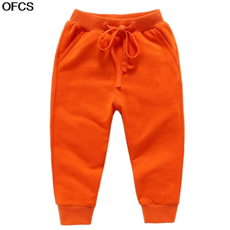 

Quality Girls Pants Cotron Casual Sports Pants Children Sweatpants Boys Pants Elastic Waist Kids Trousers Baby Clothing 1-12Year