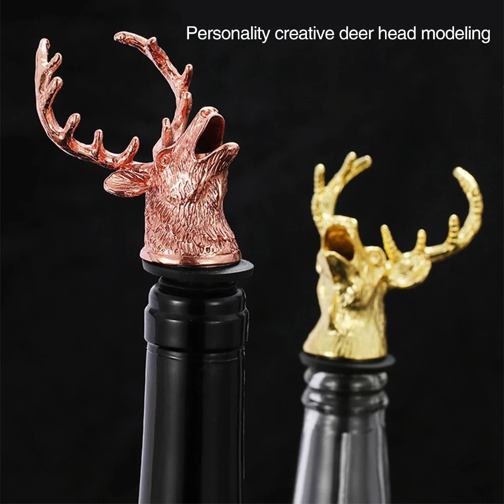 Пробка для винной бутылки из цинкового сплава с оленем насадка вина уникальные