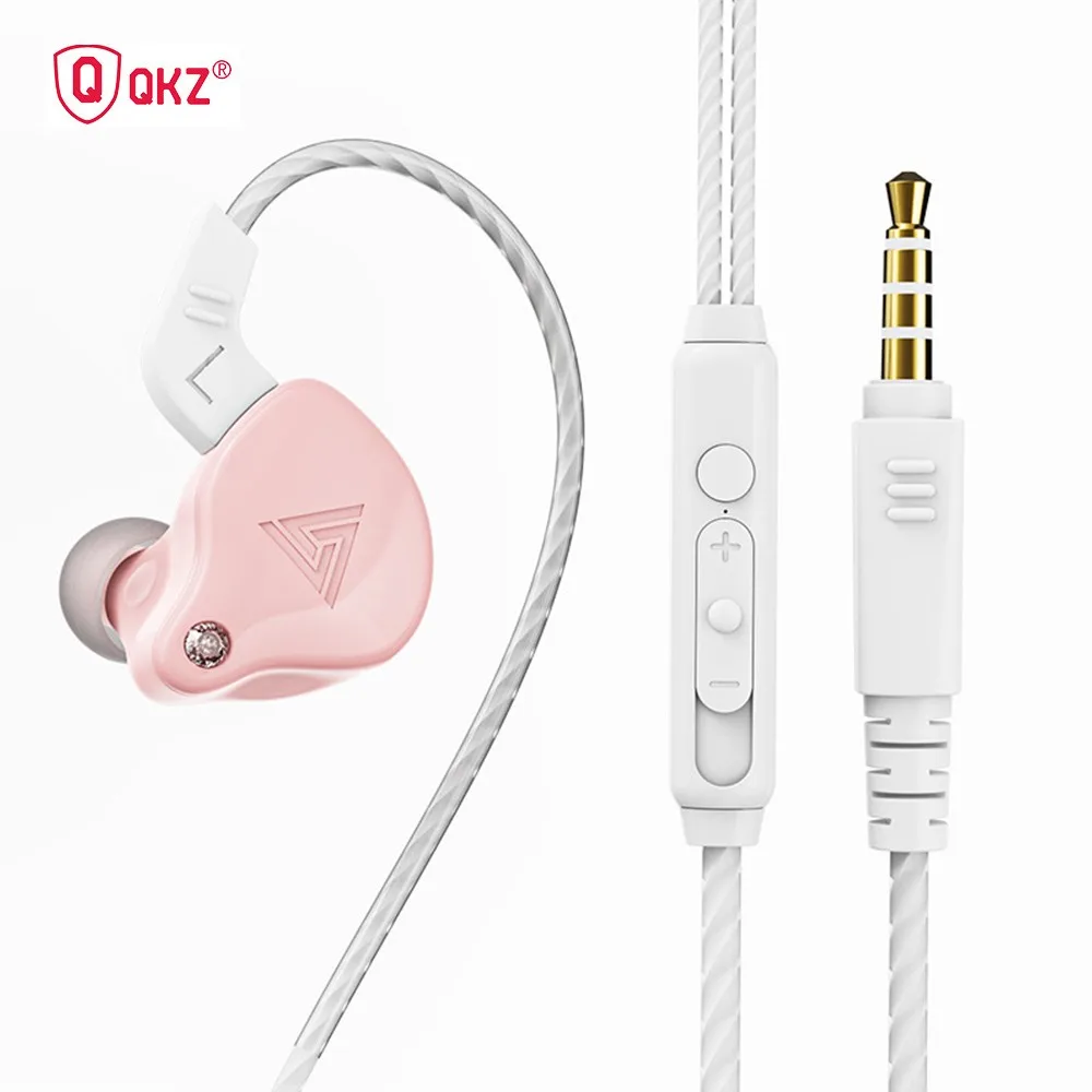 

QKZ AK6-X Wired 3.5mm HIFI In-Ear Earbuds Music Sport Headphones Stereo Earphones Bass Sound Gaming Headset With Microphone