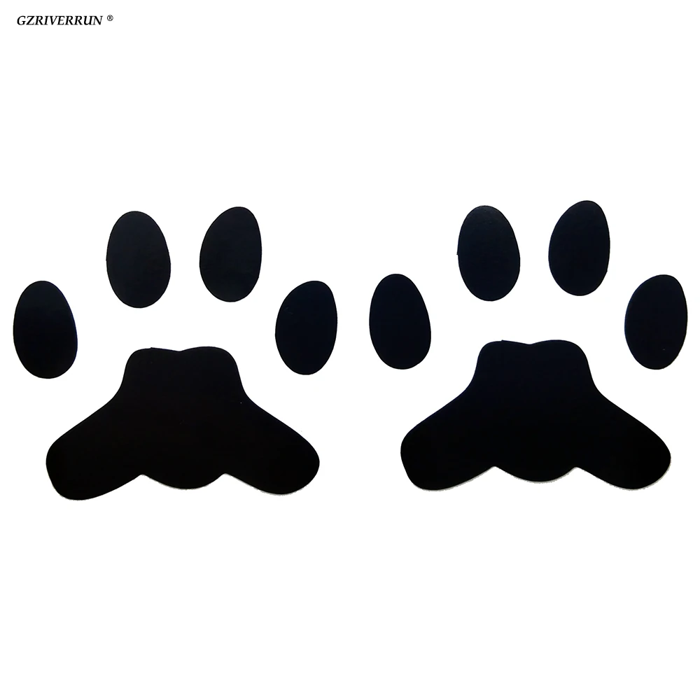 Вау отпечатки лап кошки собаки 10 виниловые наклейки украшение автомобиля рысь