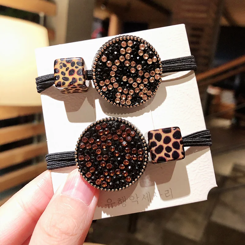 Женские блестящие стразы богемные эластичные резинки для фиксации волос