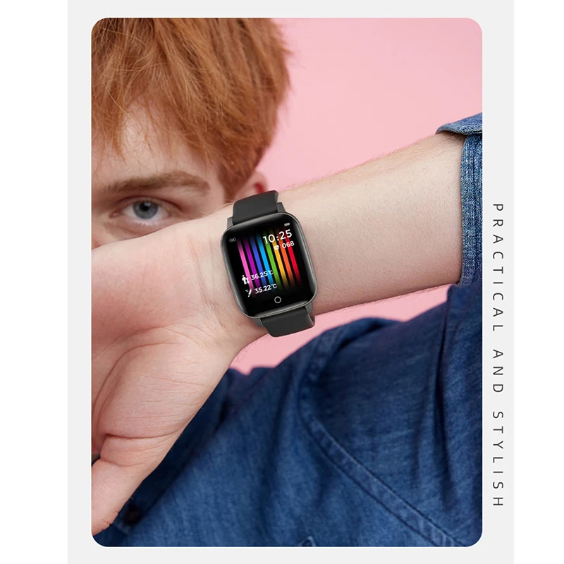 Смарт часы для мужчин и женщин с монитором кровяного давления пульса кислорода в