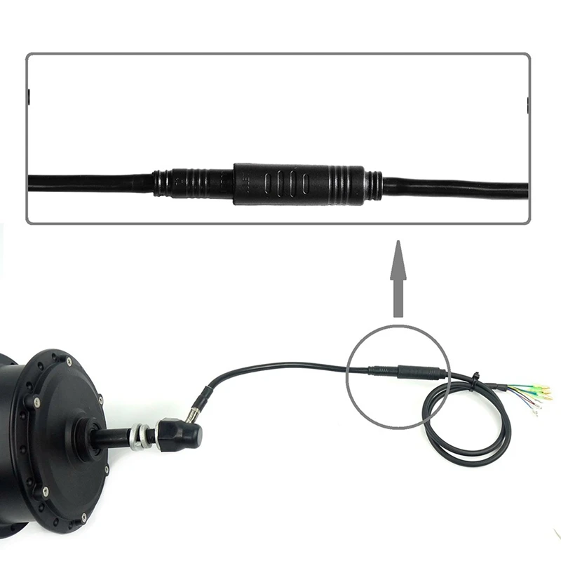 

Motor Cable Motor Convert Cable 9 Pin Conversion Line Waterproof Connector E-Bike Motor Extend Cable 130cm