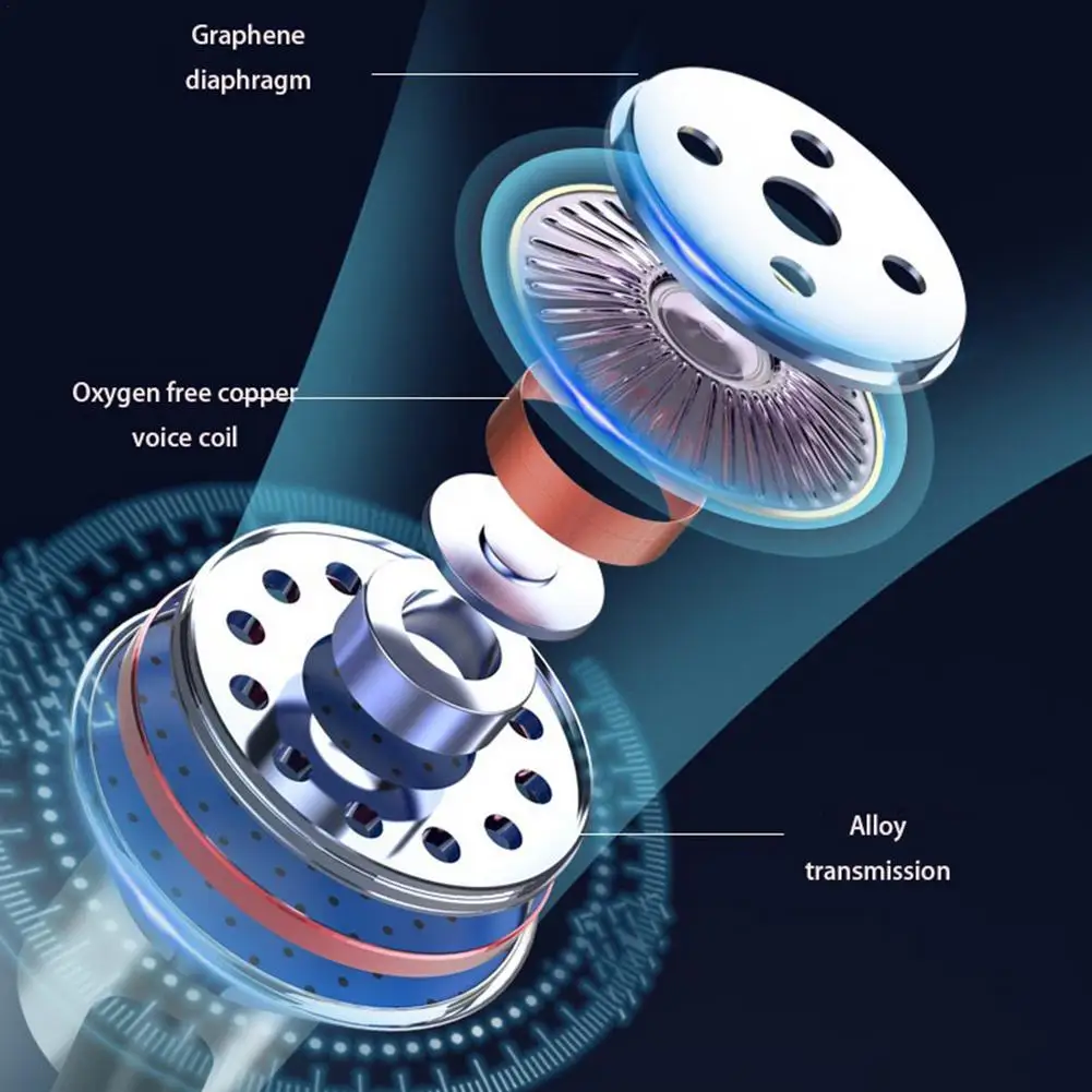 

HE05 Bluetooth-compatible Headset Neckband Sports Earplugs Noise Reduction With Microphone Waterproof Sweat Proof Earphone