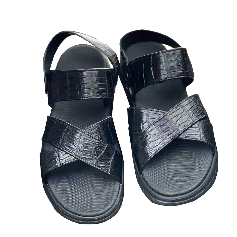 

ourui new arrival men shoes Casual fashion men sandals men crocodile sandals men crocodile shoes