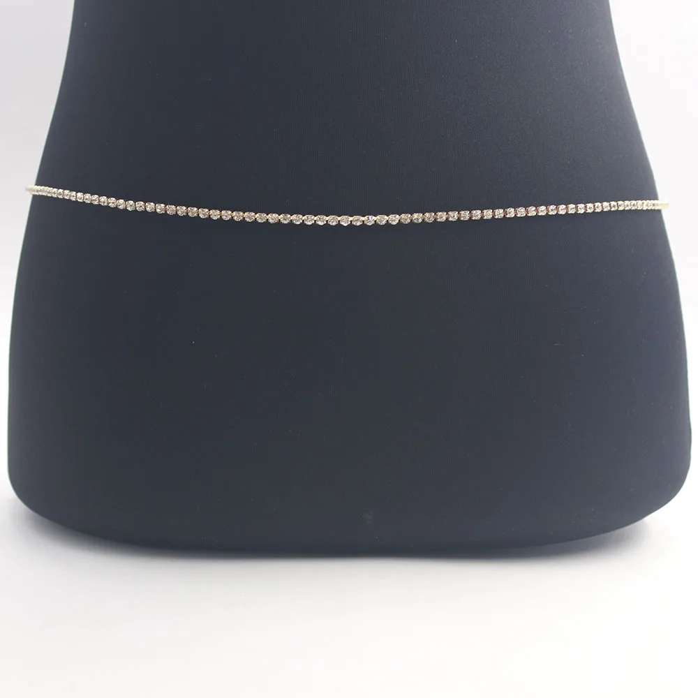 Сексуальная блестящая пляжная цепочка Стразы 2020 Женская для талии и живота