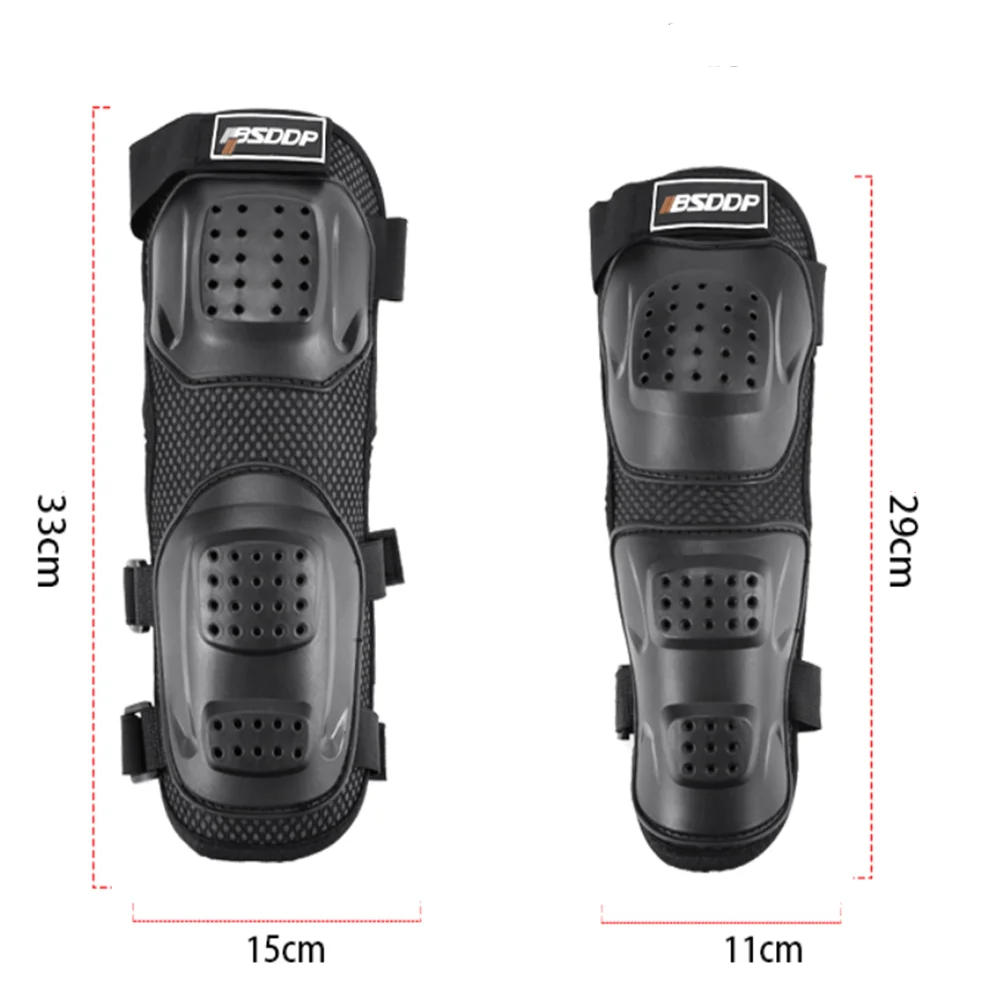 4 шт Черный 2 х Наколенники x налокотники мотоциклетные наколенники Налокотники