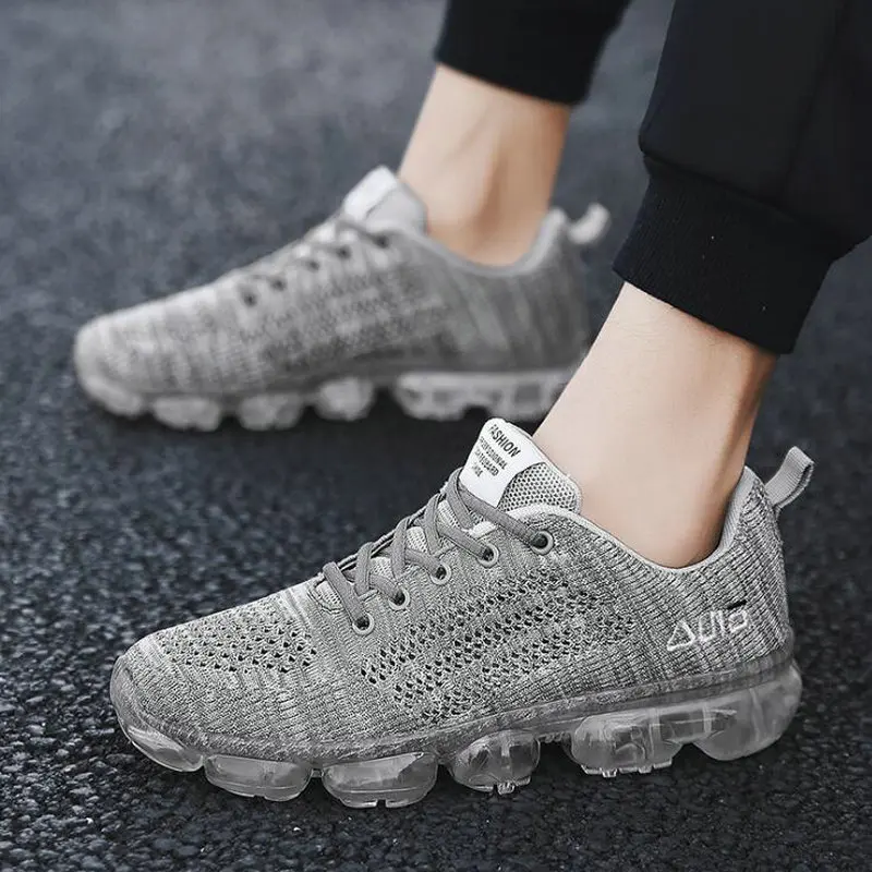 Мужские спортивные кроссовки 2019 летние дышащие с сеткой мужские удобные для бега