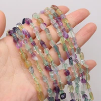 natural stone bead polish fluorite scattered crystal beads for fine jewelry accessories making women bracelet necklace