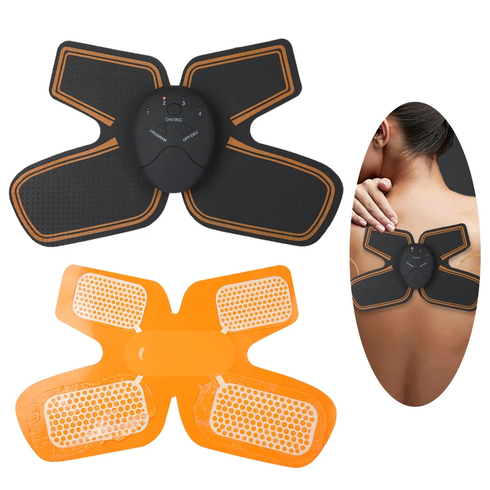 

Mini Portable Multifunctional Rechargeable Neck Back Shoulder Muscle Massage Pad 10 Massage Intensity Body Pain Fatigue Relief