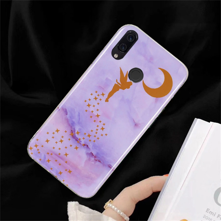 Мягкий чехол из ТПУ с узором для huawei Y6 2019 Красочные Мрамор Y3 Y5 Y7 Y9
