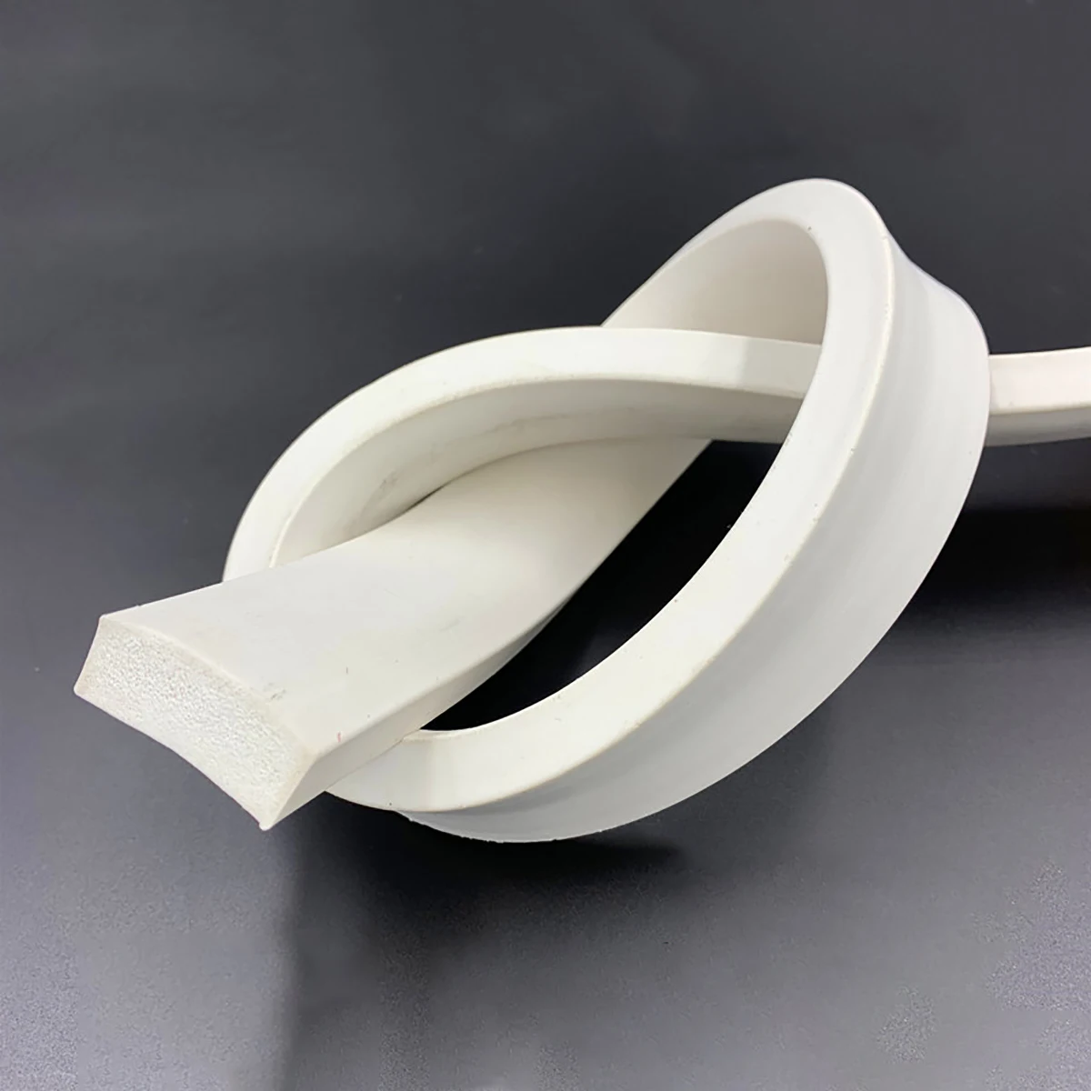 1/2/3/5 м Белая Квадратная силиконовая губчатая полоса вспененная резиновая