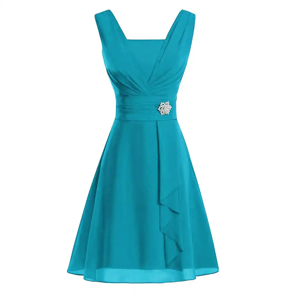 

Stylish Bar Women High-waist Dress Elegant Short Wedding Formal Dresses Knee Length Party Gown Sexy Off Shoulder Dress