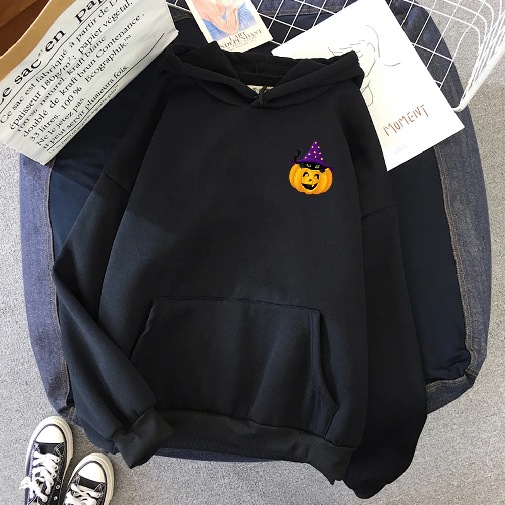 

Autumn Winter Sweatshirt High Warm Plus Hoodies Clothing Hip Hop Pullover Oversized Hoodie Black Halloween Hooded Streetwear2021
