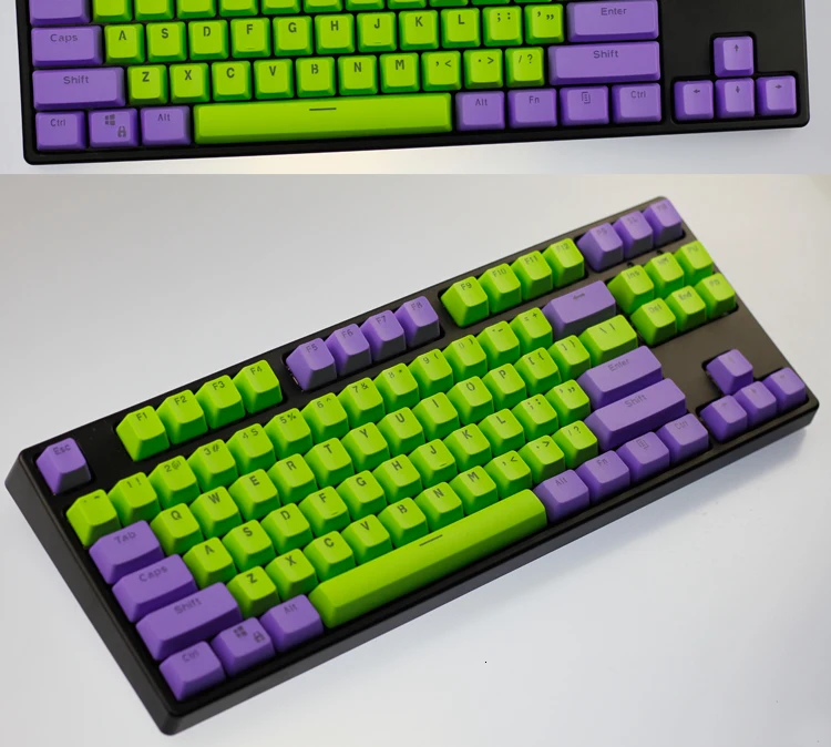 1 комплект ANSI 104 87 Механическая клавиатура PBT с подсветкой ключ колпачок для MX переключатели полупрозрачный ключ крышка s Для EVA Sunshine Dolch queen