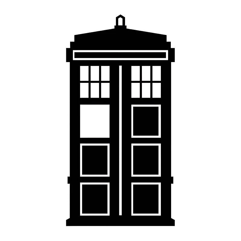 

16*8.2cm Doctor Who Tardis Car Window Vinyl Sticker Decal New Style Hot Car Accessories Motorcycle Helmet Car Stickers