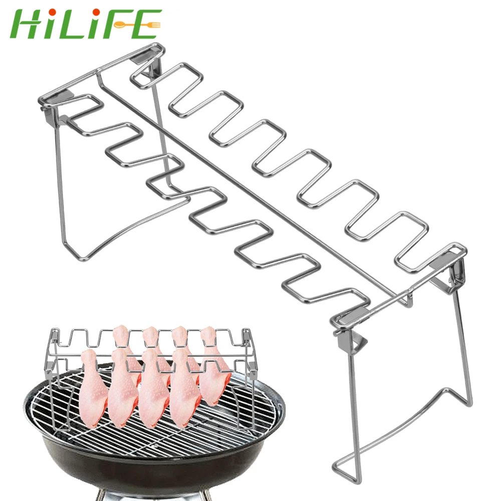 Антипригарная стойка для жарки на гриле барбекю ребро жаркое курица ног куриное