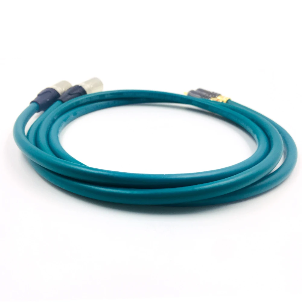 Кабель Hifi с двумя штекерами Xlr на Rca кабель OCC XLR в RCA balance line HiFi сигнальный
