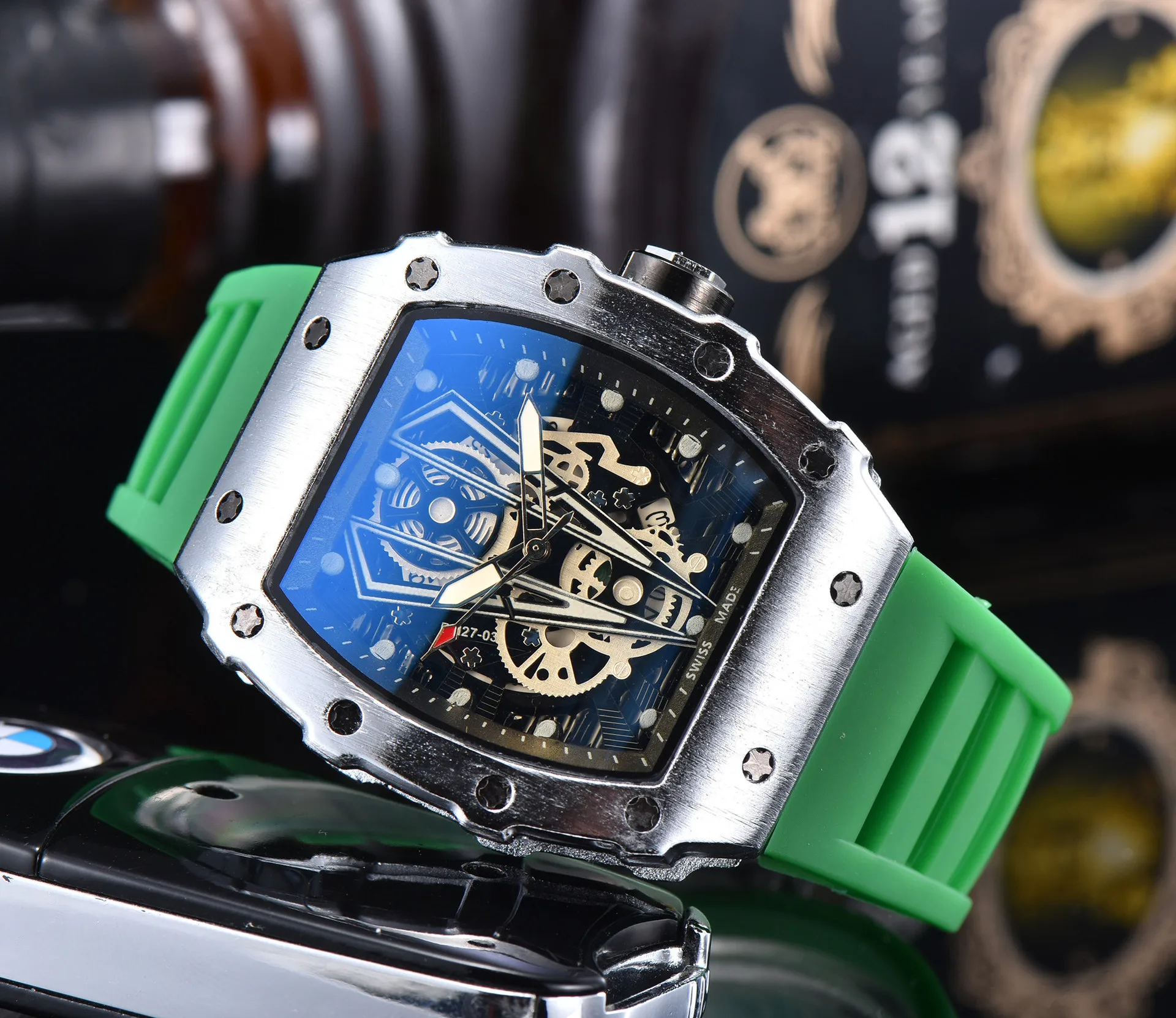 Men's fashion high grade leisure quartz watch waterproof watch high grade