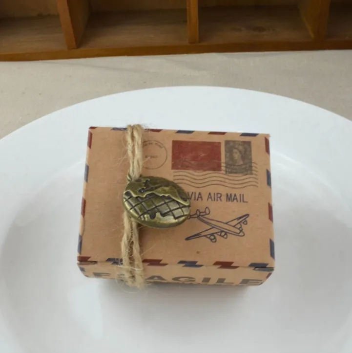 10 шт. летательный аппарат Форма крафт Бумага конфетная коробка тема для