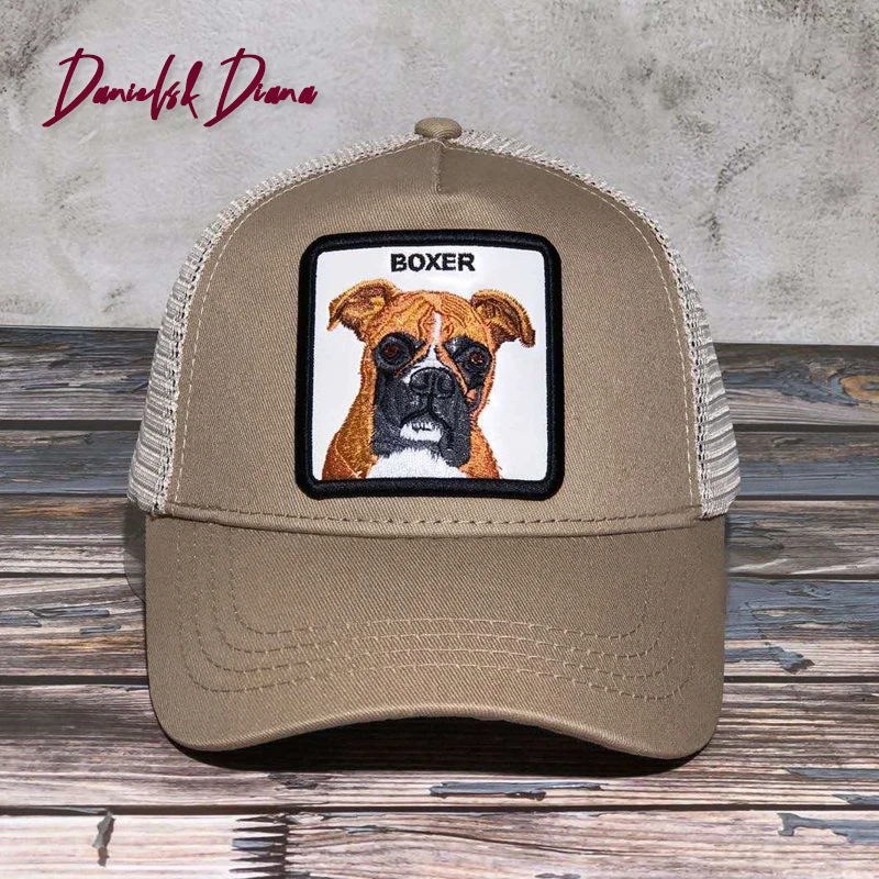 

2020 Embroidery animal Baseball Cap Men Women Mesh Hat Breathable Snapback Caps Casual Animal Casquette 35 Choose caps