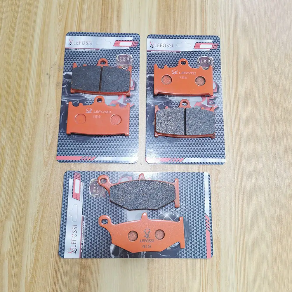 Передние и задние тормозные колодки для мотоцикла комплект тормозных дисков Suzuki