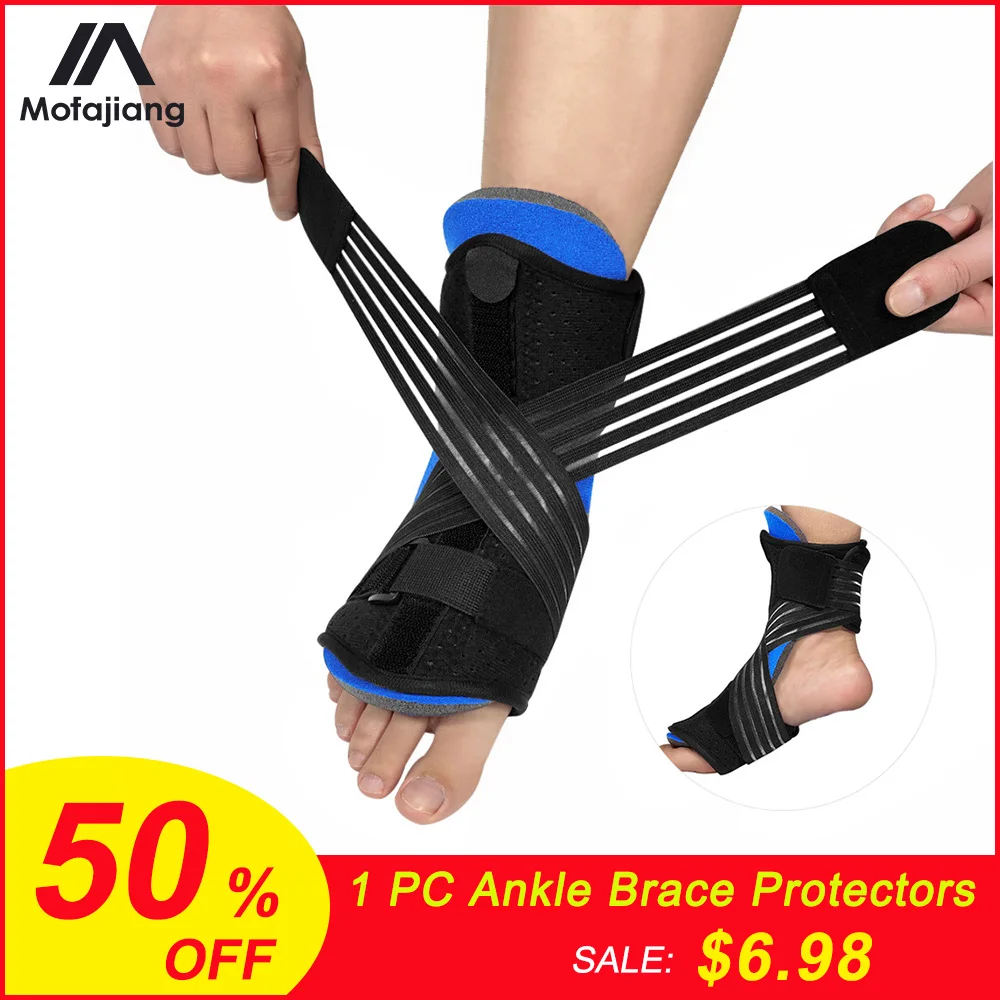 1 шт. фиксированная защита для лодыжки фиксирующая при падении ног от перелома