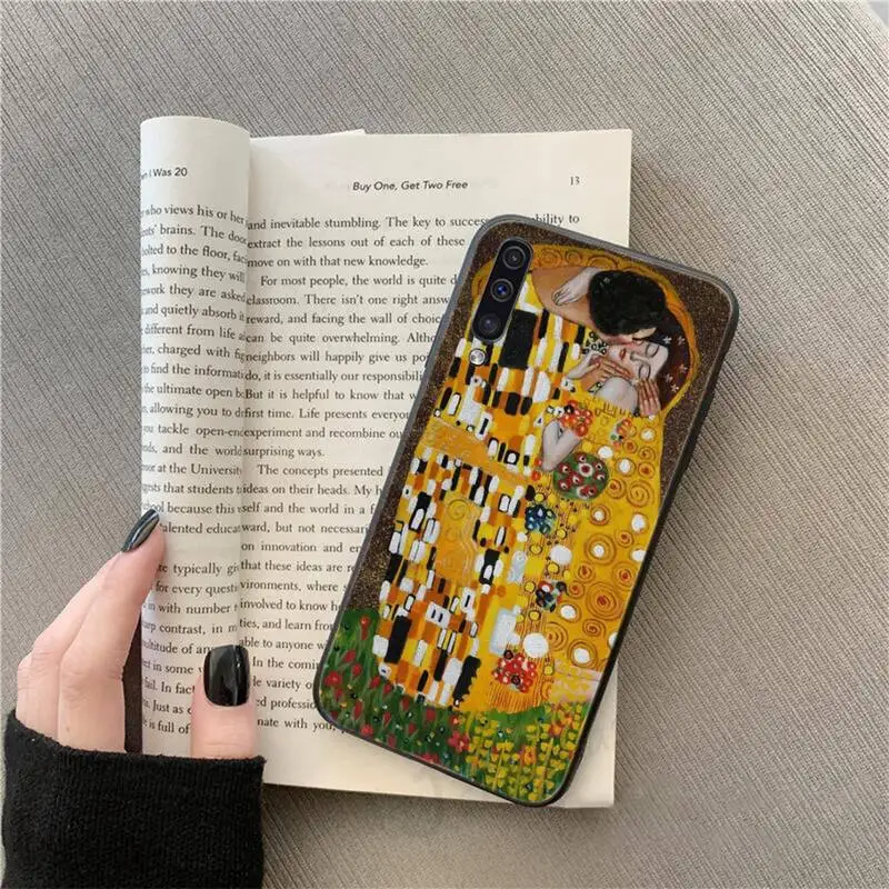 

Kiss by Gustav Gustav Klimt kiss shell Phone Case For Samsung galaxy S 9 10 20 A 10 21 30 31 40 50 51 71 s note 20 j 4 2018 plus