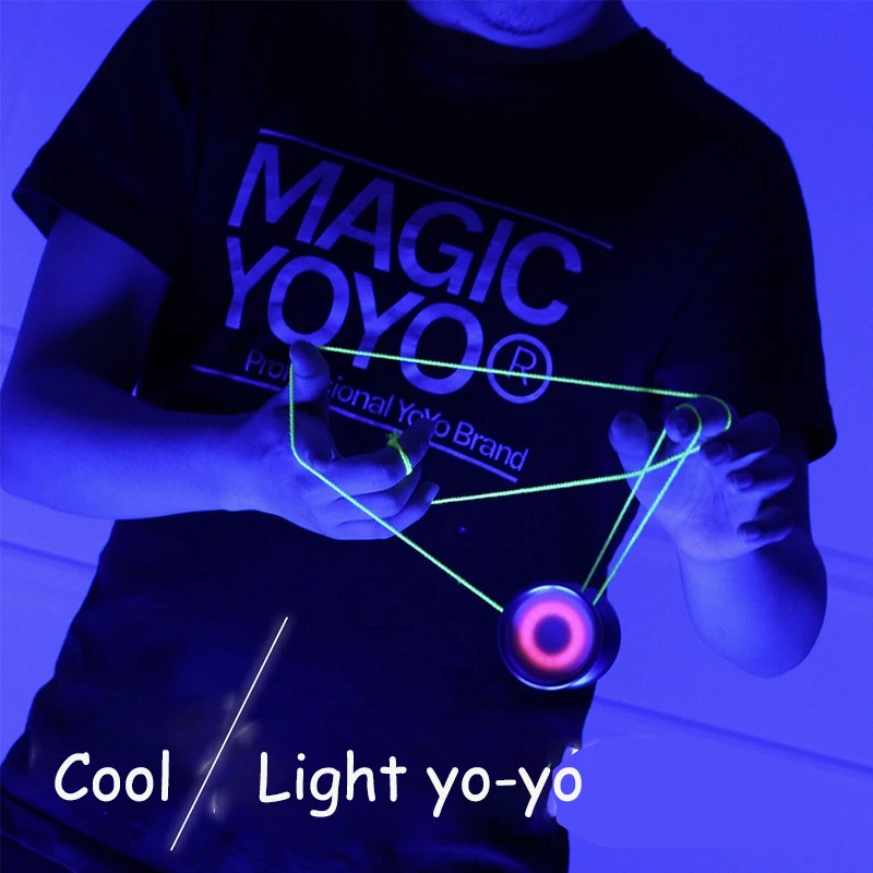 Оригинальный MAGICYOYO, новый выпуск Y02-AURORA, крусветильник металлическая светодиодная игрушка Йо-Йо для детей