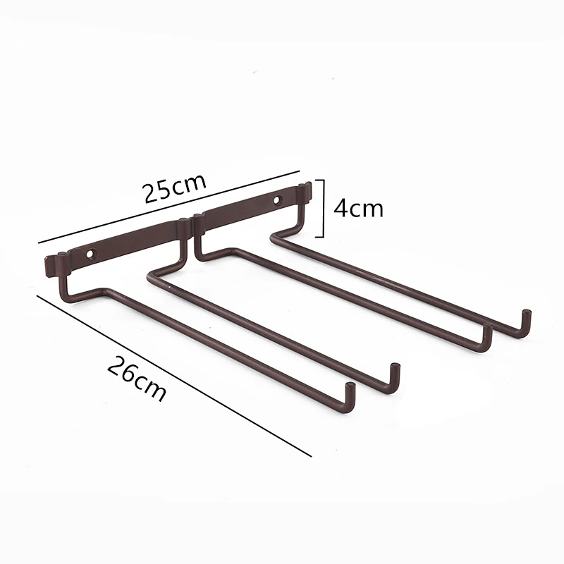 1 шт. креативный настенный кухонный двухрядный держатель для Винных Бокалов