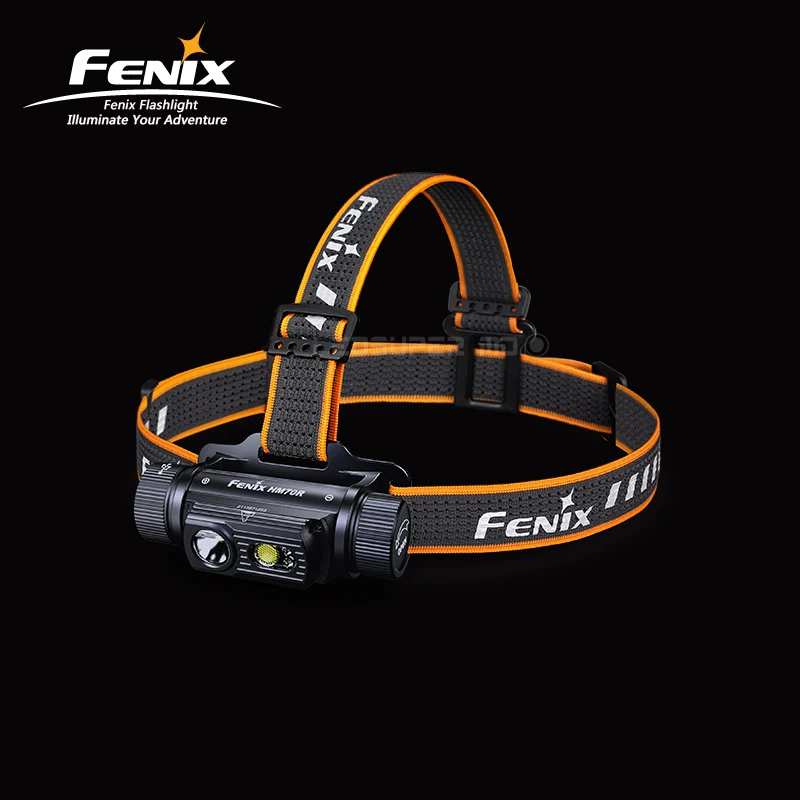 1600 Lumens Fenix HM70R Triple Light Source 21700-Powered Rechargeable Headlamp with 21700 Li-ion 5000mAh Battery