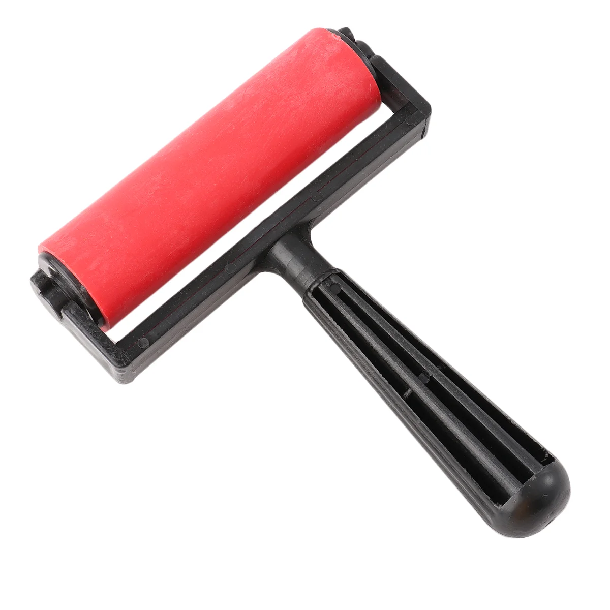 

10cm Printmaking Rubber Roller Brayer (Red)