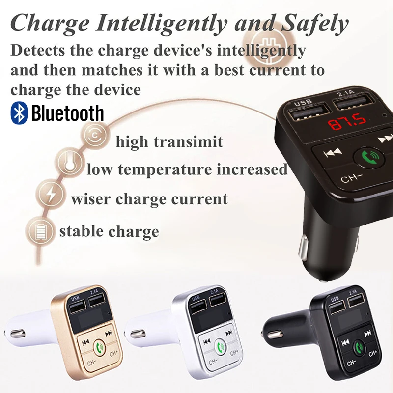 2019 светодиодный беспроводной bluetooth-приемник с цифровым дисплеем портативный