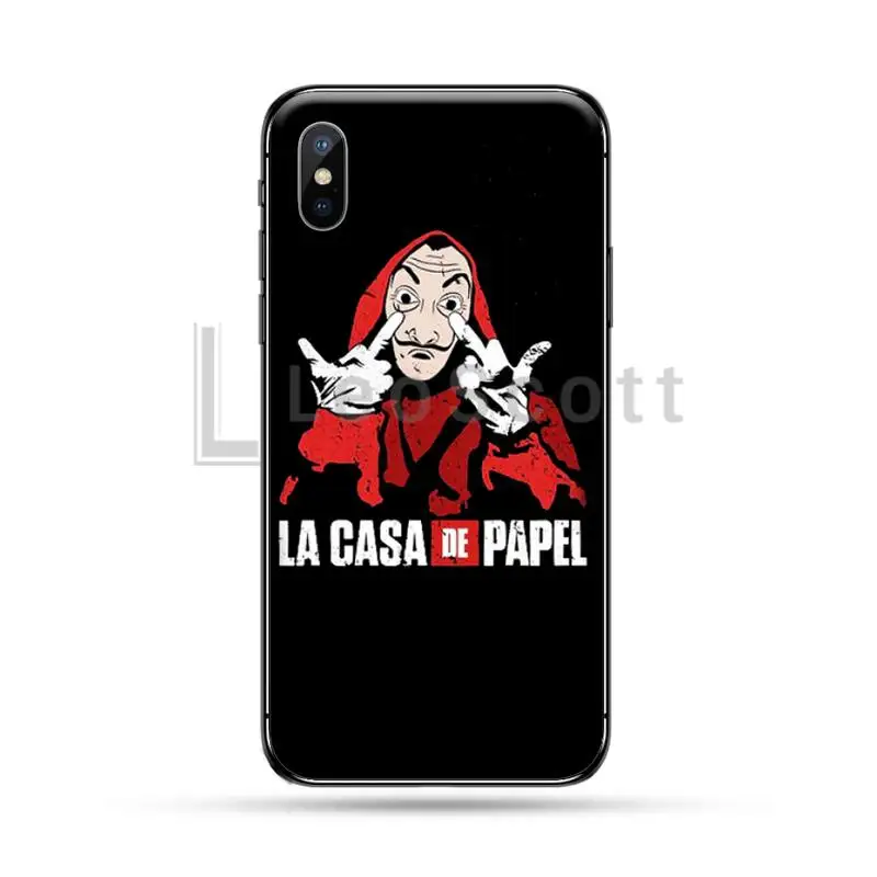 Чехол для телефона с изображением заказчика бумажный чехол надписью The Casa de papel