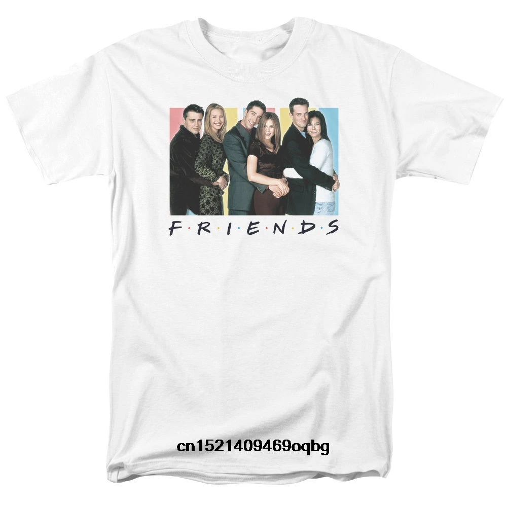 Хлопковые футболки с круглым вырезом и коротким рукавом надписью Friends Tv Show