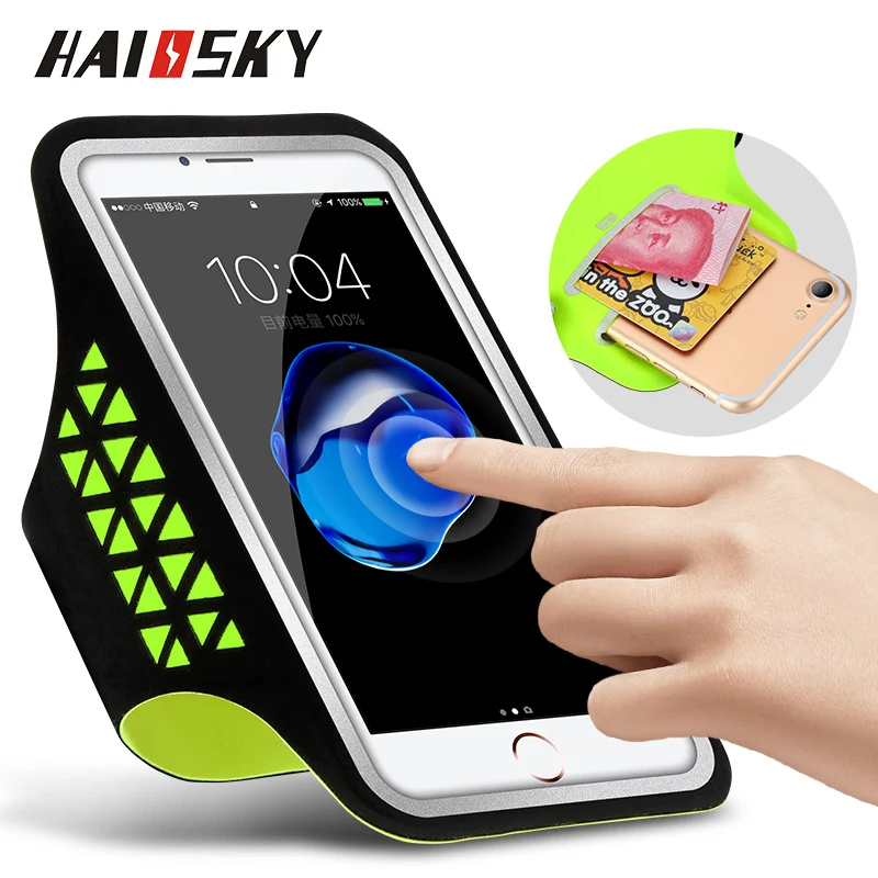 Чехол для телефона Haissky Running Sport iPhone X XS 8 7 6 6s 5 SE 2020|Крепления на руку| |