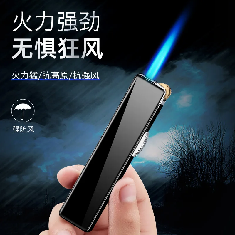 

Straight Strip Lighter Metal Grinding Wheel Feeds Straight Into Cigar Lighter Torches Lighters Gadgets for Men Smoke Accesoires