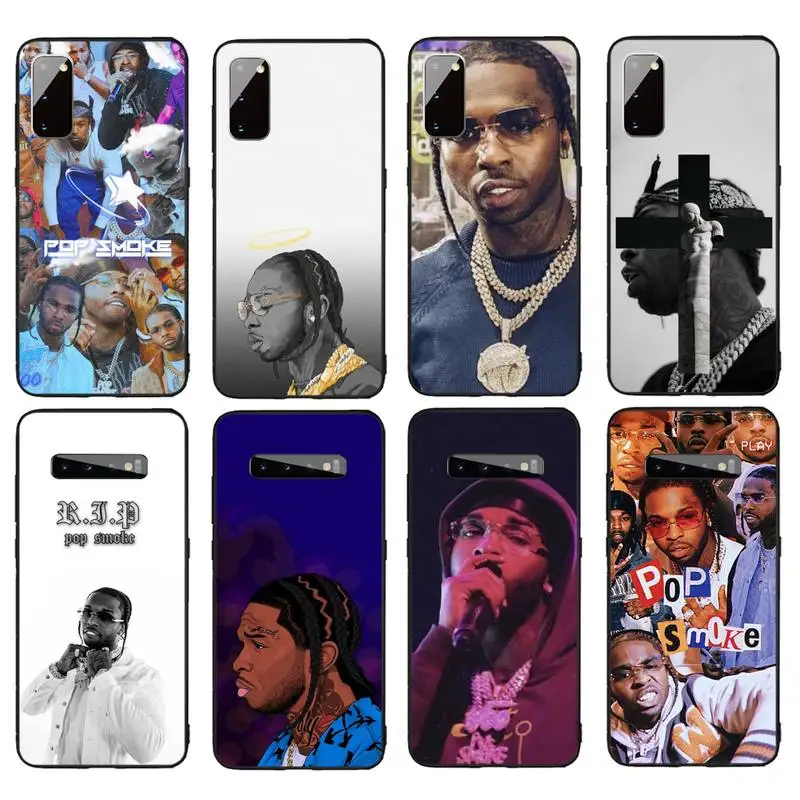 

Rapper POP SMOKE Phone Case For Samsung Galaxy S7 S8 S9 S10e S20 PLUS Note 10 Pro PLUS LITE NOTE 20 UITRA